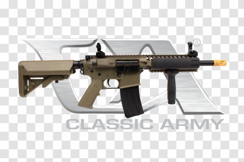 Airsoft Guns M4 Carbine Classic Army Firearm - Silhouette - Weapon Transparent PNG