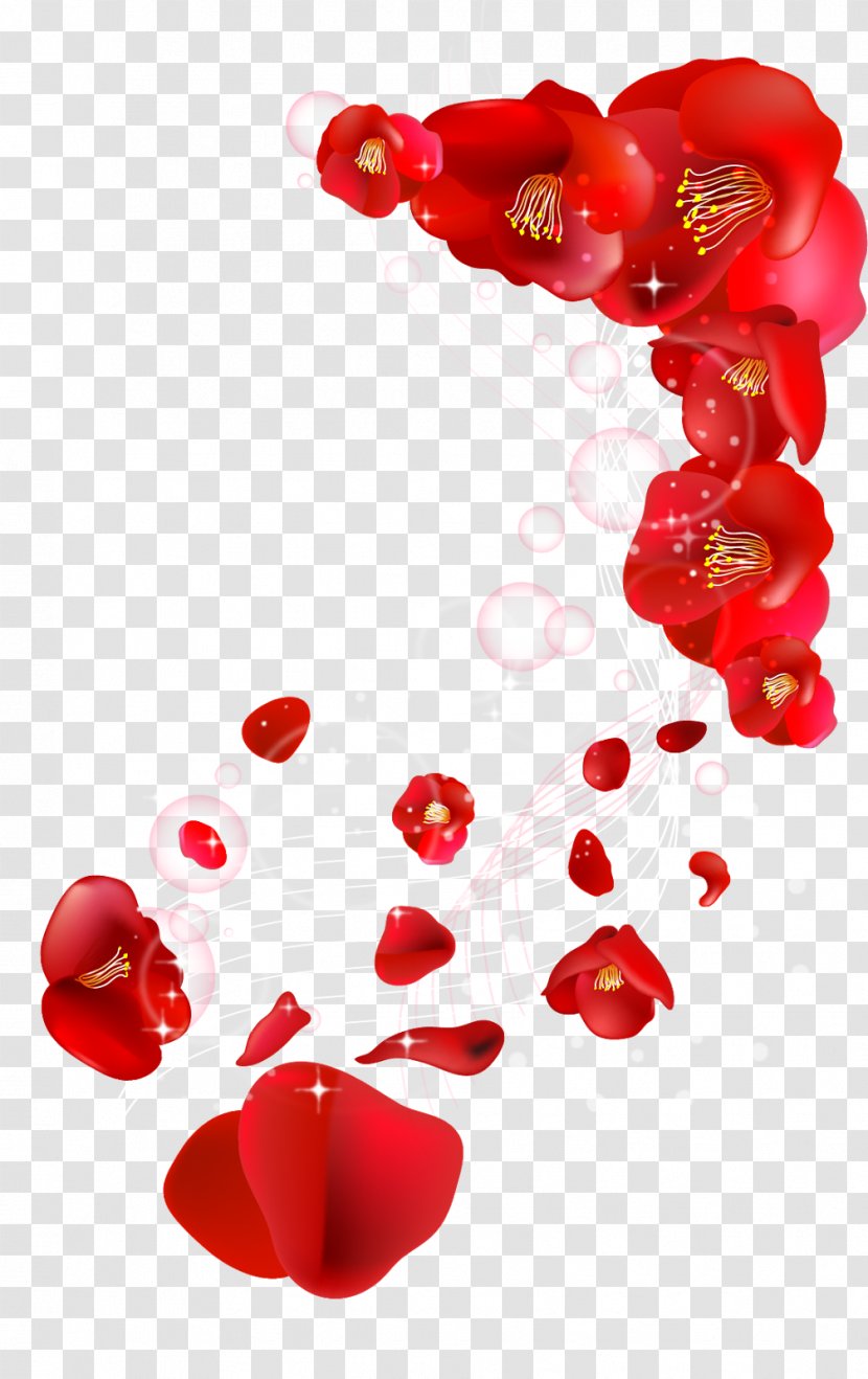 Flower Petal Clip Art - Heart - Spring Transparent PNG