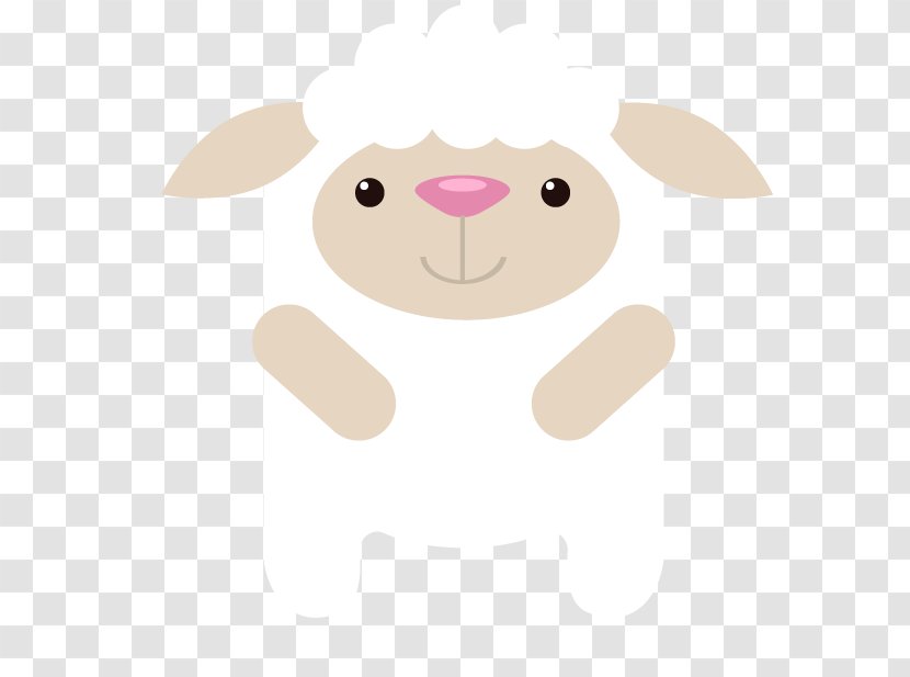 Euclidean Vector Cartoon Rabbit - Watercolor - Cute Sheep Transparent PNG