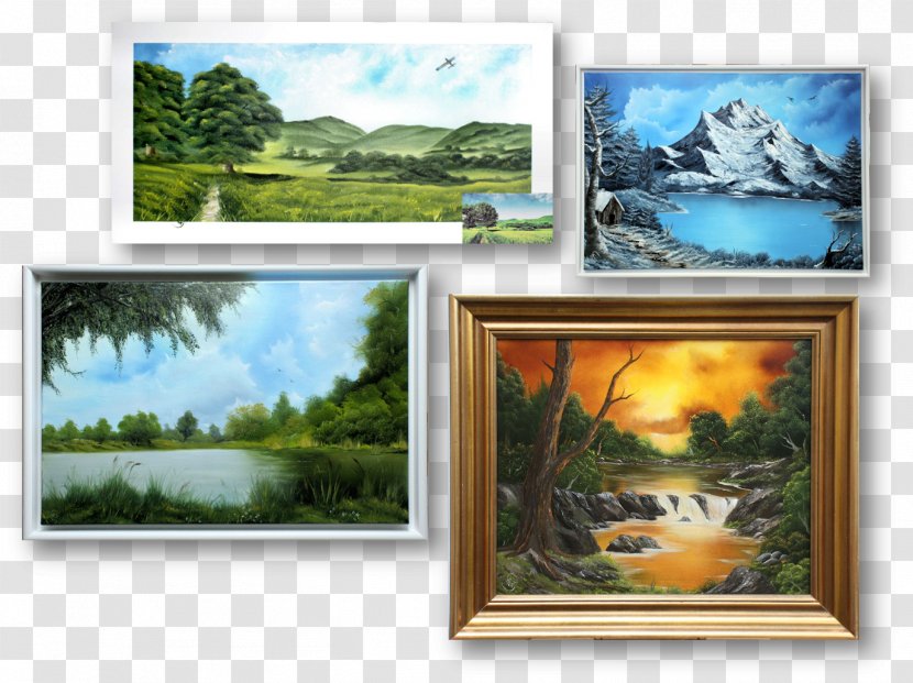 Painting Landscape Nature Desktop Wallpaper Picture Frames - Frame Transparent PNG