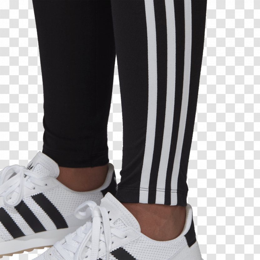 Adidas Leggings Three Stripes Waist Tights - Cartoon - Birkenstock Transparent PNG
