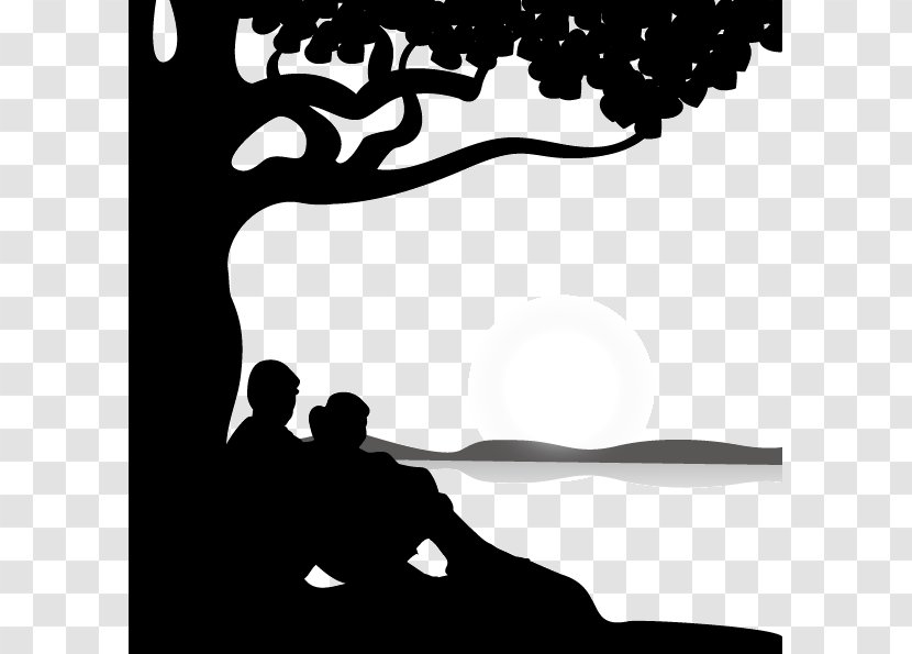Swing Child - Royalty Free - Cuddling Decorative Background Vector Silhouette Transparent PNG