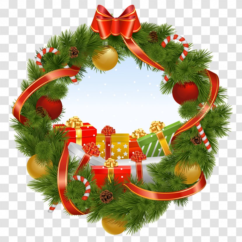 Christmas Wreath - Art - Candy Transparent PNG