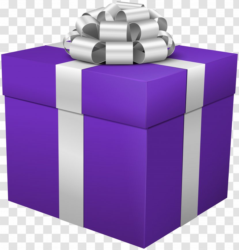 Gift Box Clip Art - Cardboard - Purple Image Transparent PNG