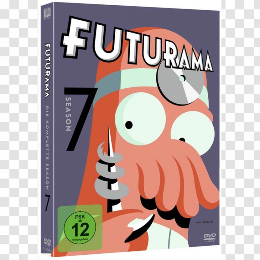 Futurama - Text - Season 7 Television Show FuturamaSeason 5 DVD 6Dvd Transparent PNG