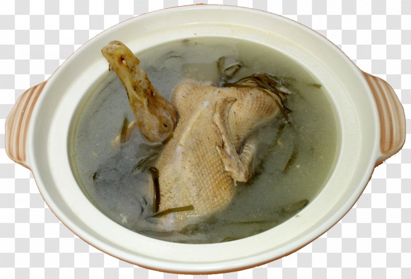 Hot And Sour Soup Pot Miyeok-guk Sweet - Duck With Wire Transparent PNG