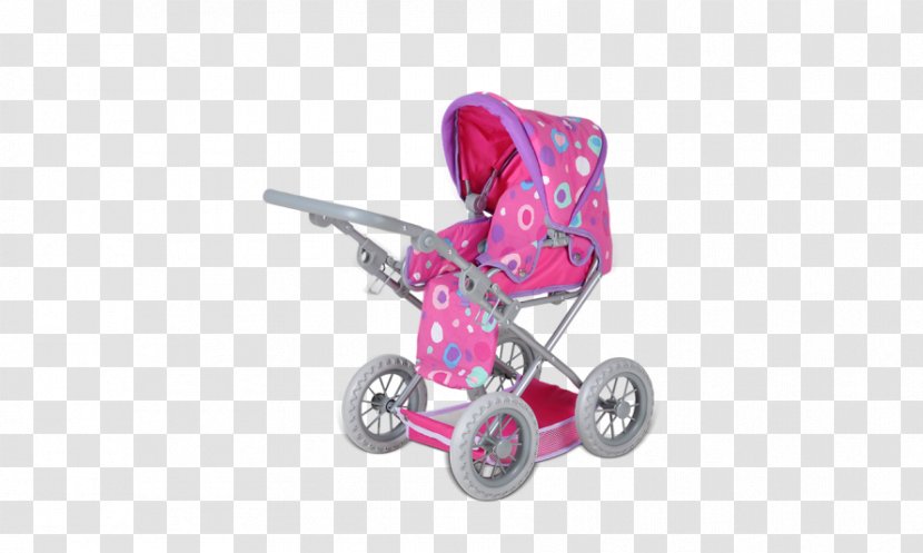 Baby Transport Doll Stroller Pink Ruby - Magenta - Splash Transparent PNG