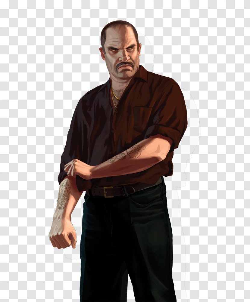 Grand Theft Auto IV: The Lost And Damned Niko Bellic Auto: San Andreas Chinatown Wars - Neck - Gentleman Transparent PNG