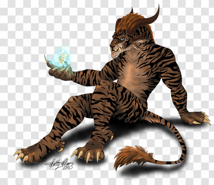 Whiskers Tiger Cat Wildlife Claw - Legendary Creature Transparent PNG