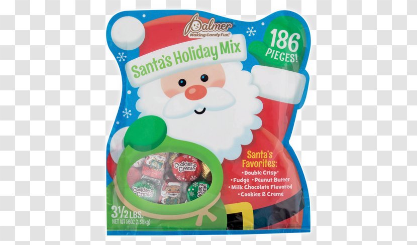 Santa Claus Easter Bunny Fudge Christmas Stockings - Holiday - Candy Mix Transparent PNG