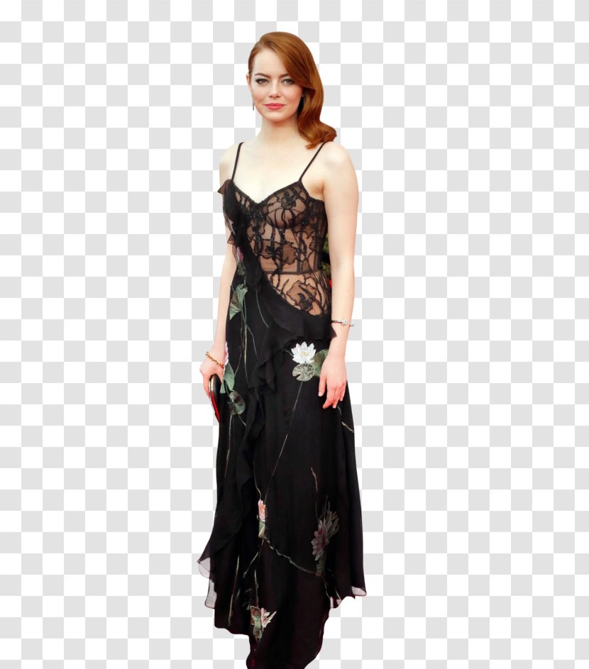 Cocktail Dress Clothing Evening Gown - Shoulder - Emma Stone Transparent PNG