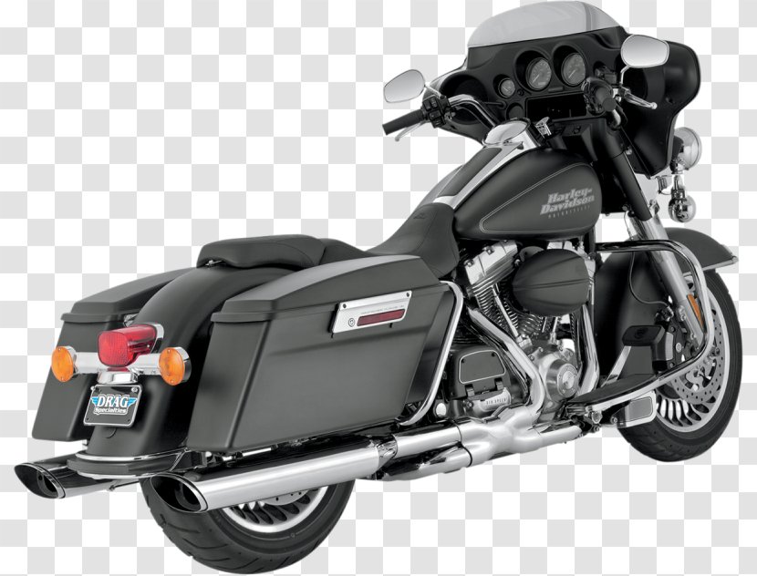 Exhaust System Harley-Davidson Touring Motorcycle Muffler - Accessories Transparent PNG