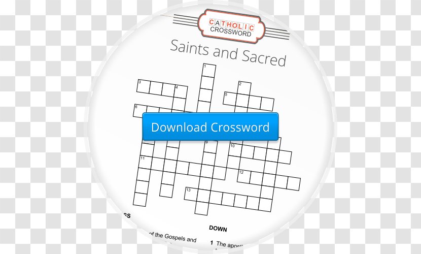 Four Marks Of The Church Crossword Puzzle Christian Catholic - Catholicism - Like A Snake Clue Transparent PNG