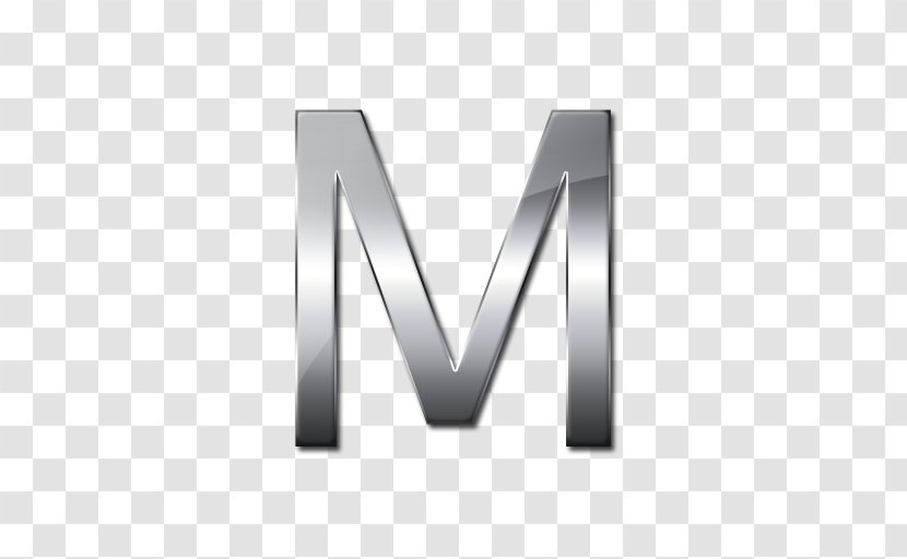 Metal Letter Silver Alphabet Logo - Brand Transparent PNG