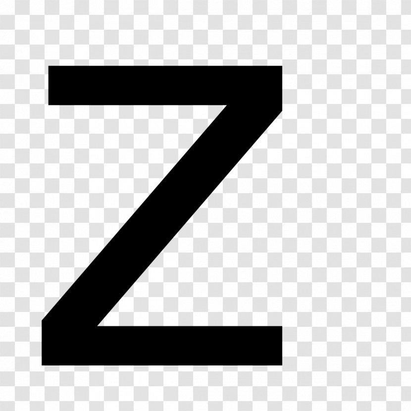 Letter Case Z - Rectangle - Serif Transparent PNG