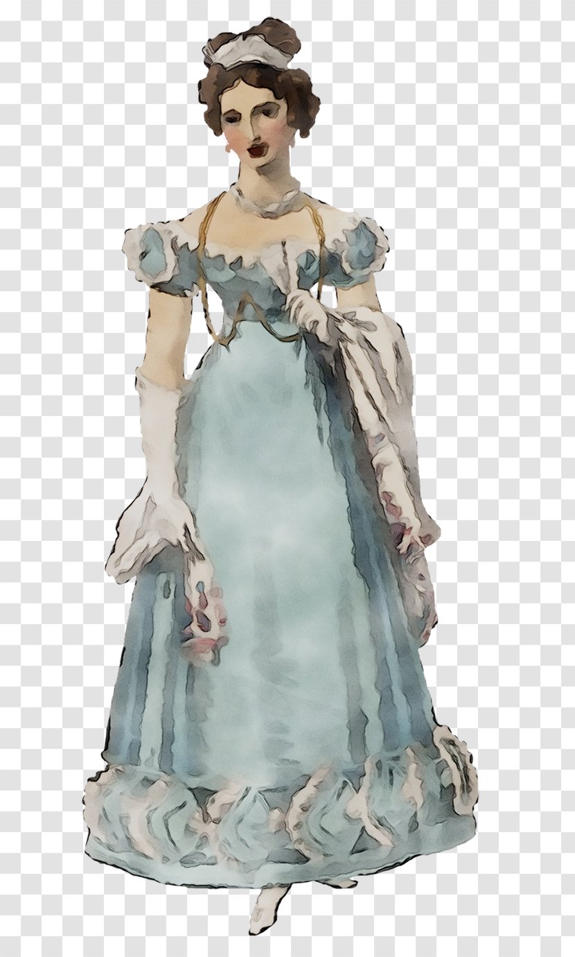 Gown Costume Design - Victorian Fashion Transparent PNG