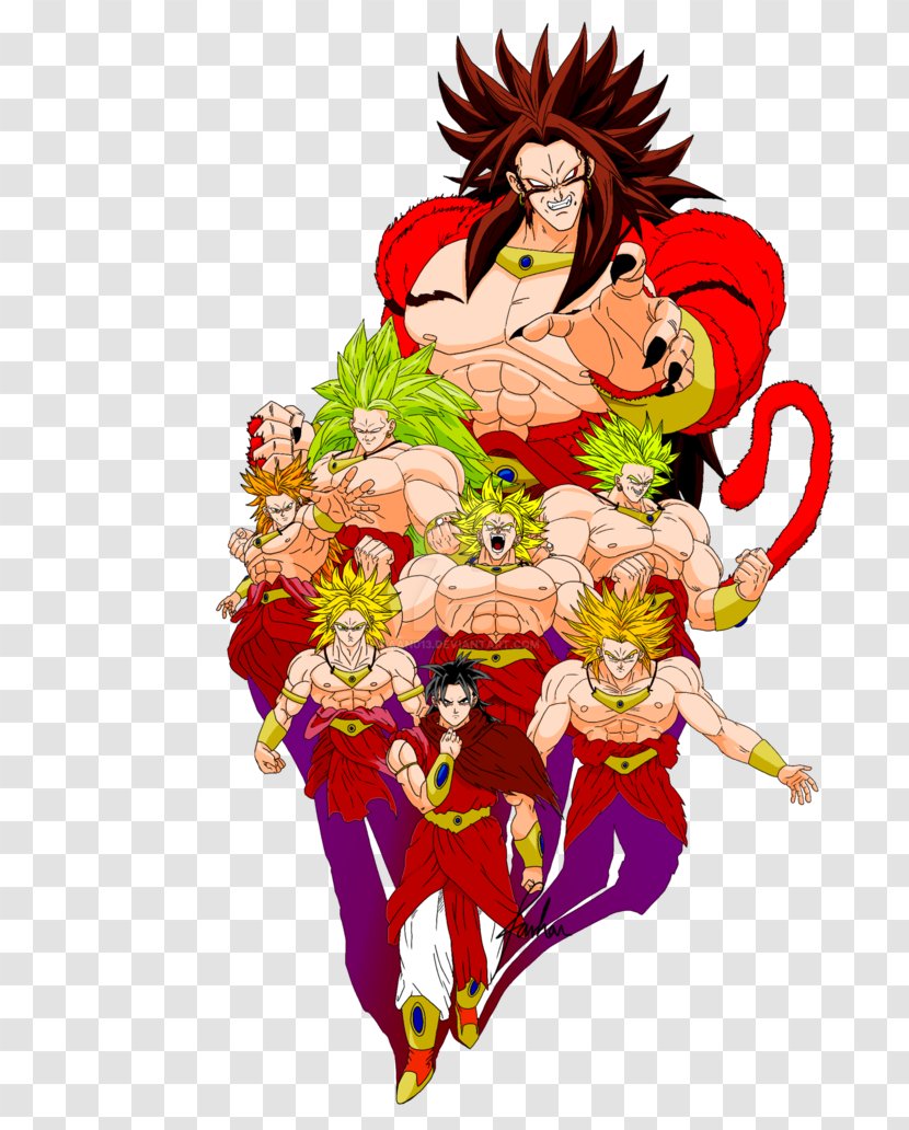 Bio Broly Goku King Vegeta YouTube - Watercolor Transparent PNG