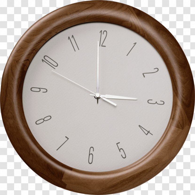Clock Clip Art Transparency - Brown Transparent PNG