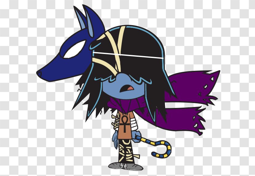 Pharaoh Lucy Loud Anubis Mummy - Wing Transparent PNG