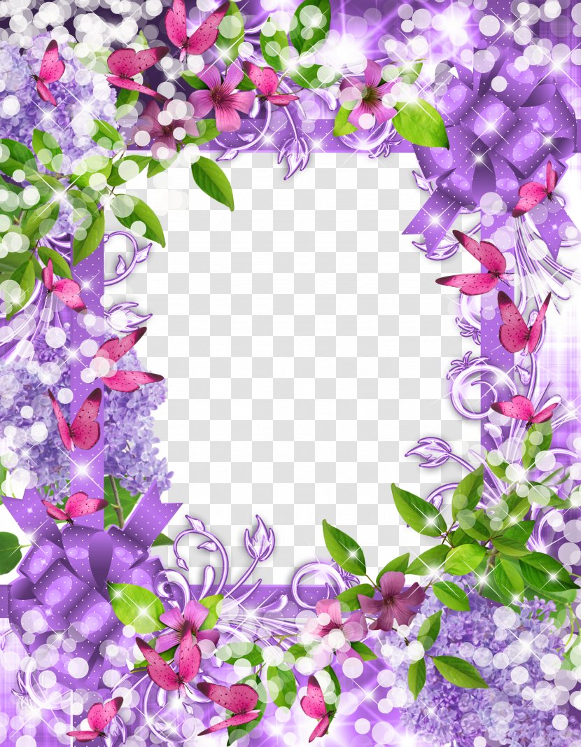 Lilac Picture Frame - Violet - Mood Transparent PNG