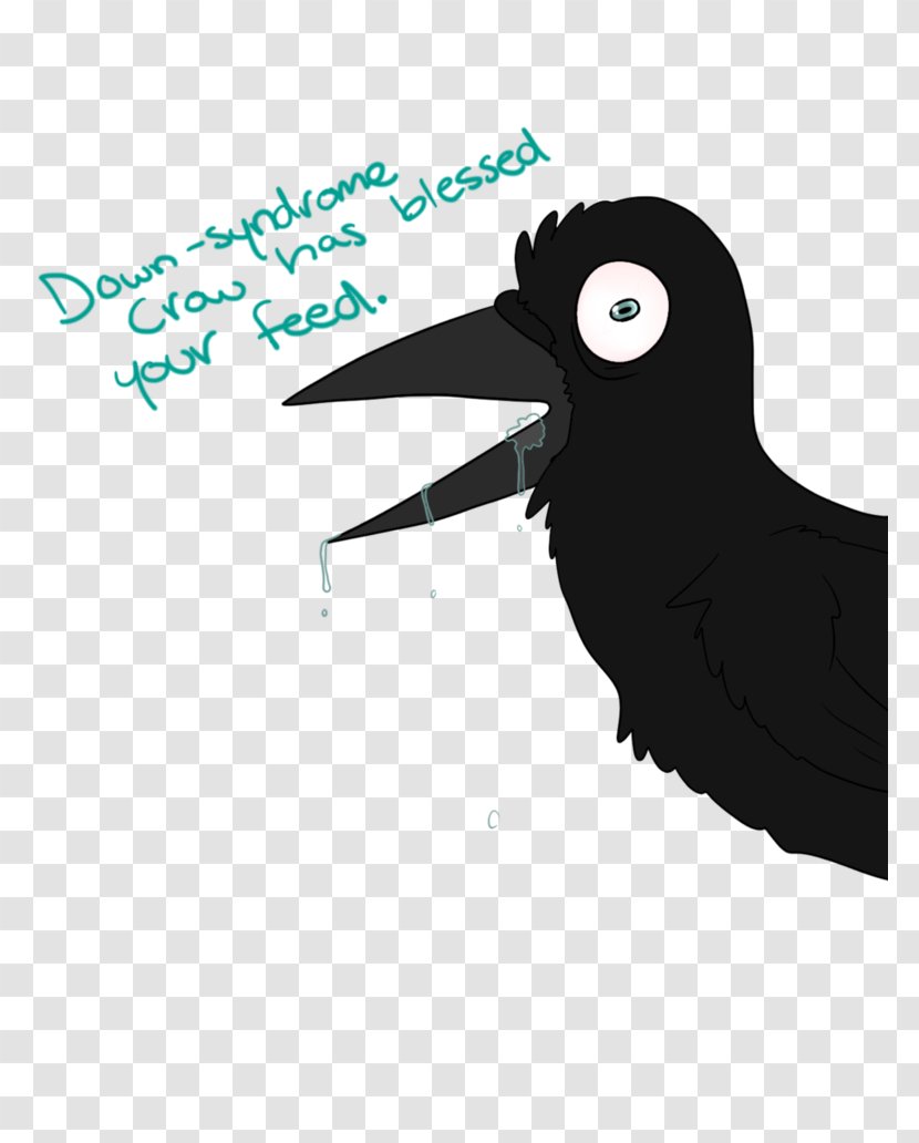 Down Syndrome Drawing Crow DeviantArt - Painting Transparent PNG