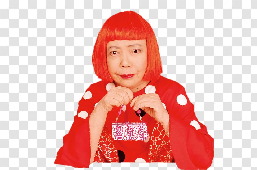 Yayoi Kusama Art Basel Artist Performance - Red - Painting Transparent PNG