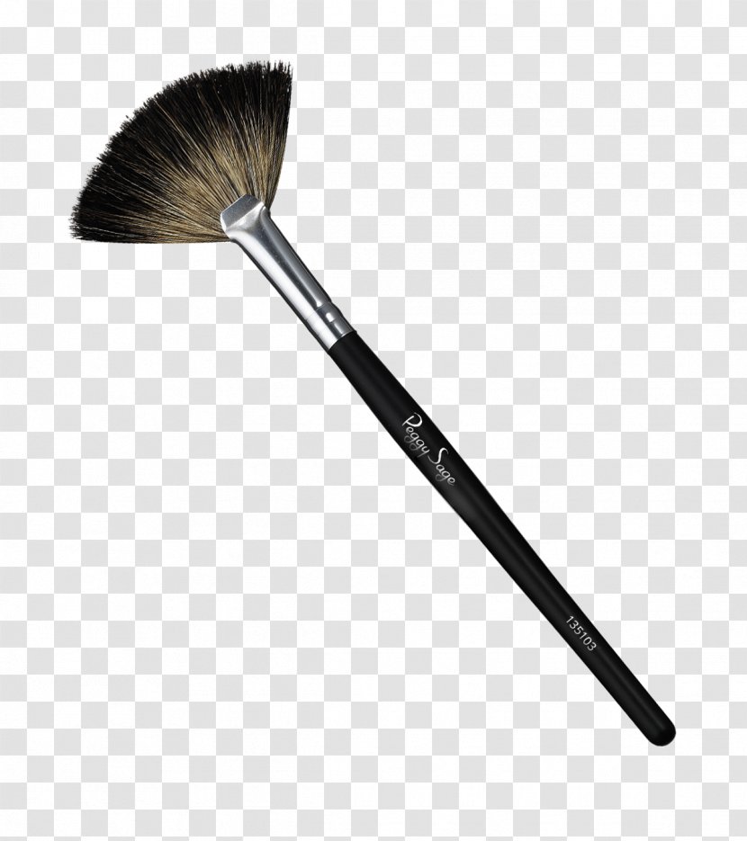 Paintbrush Cosmetics Makeup Brush Face Powder - Eye Shadow - Fan Transparent PNG