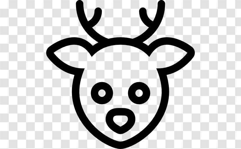 Reindeer Antler Snout White Clip Art Transparent PNG