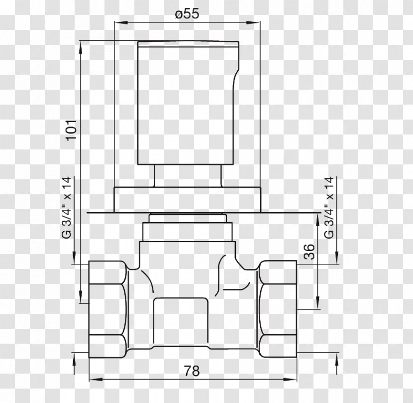 Floor Plan Furniture Technical Drawing White - Standard - Design Transparent PNG