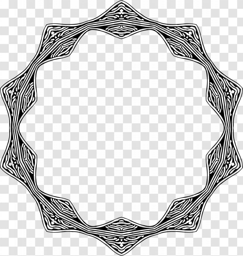 Clip Art - Picture Frames - Circle Frame Transparent PNG