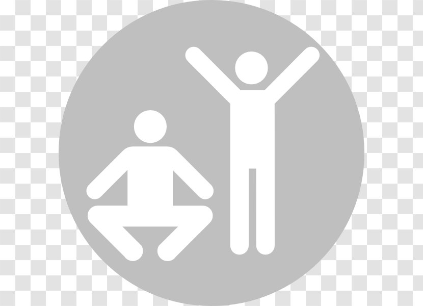 Physical Fitness Exercise Personal Trainer Centre Weight Training - Symbol - Aerobics Button Transparent PNG