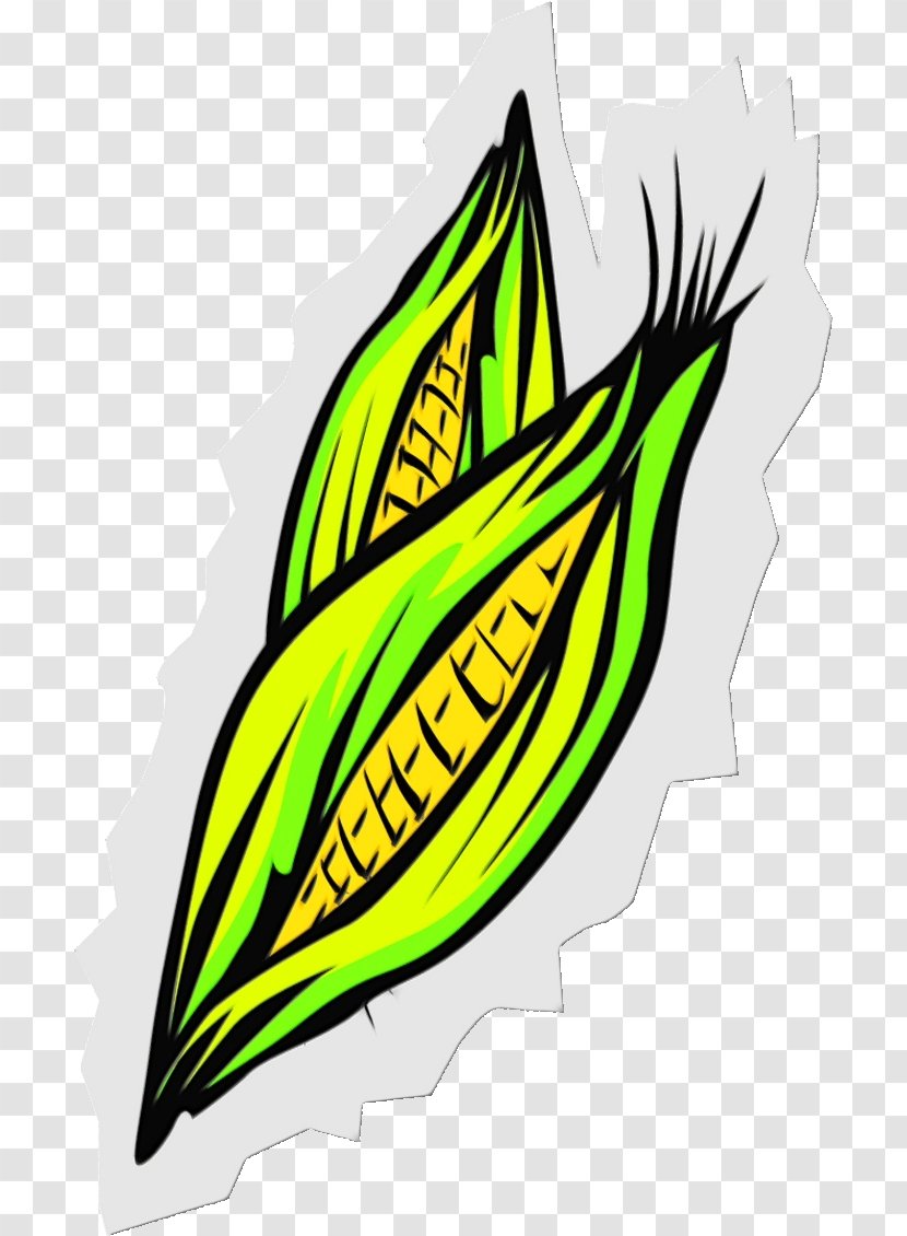 Leaf Watercolor - Cornbread - Plant Logo Transparent PNG