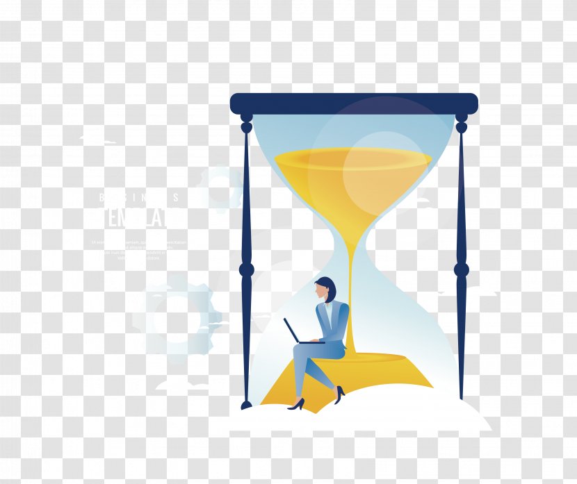 Hourglass - Business - People Vector Material Transparent PNG
