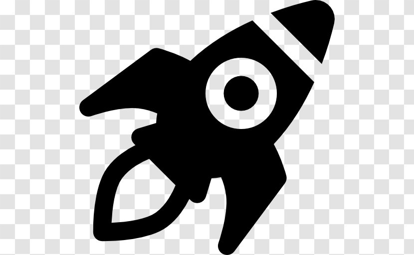 Spacecraft Rocket Clip Art - Black Transparent PNG
