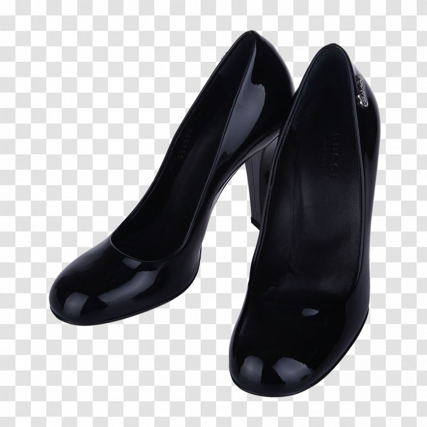 Dress Shoe Black Gucci High-heeled Footwear - Cargo Pants - High Heels Transparent PNG