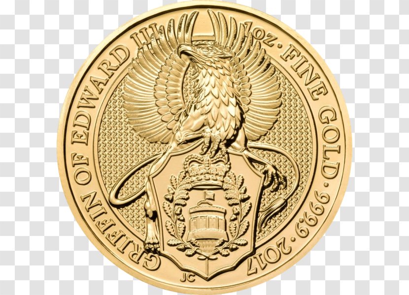 Royal Mint Bullion Coin The Queen's Beasts Gold Transparent PNG