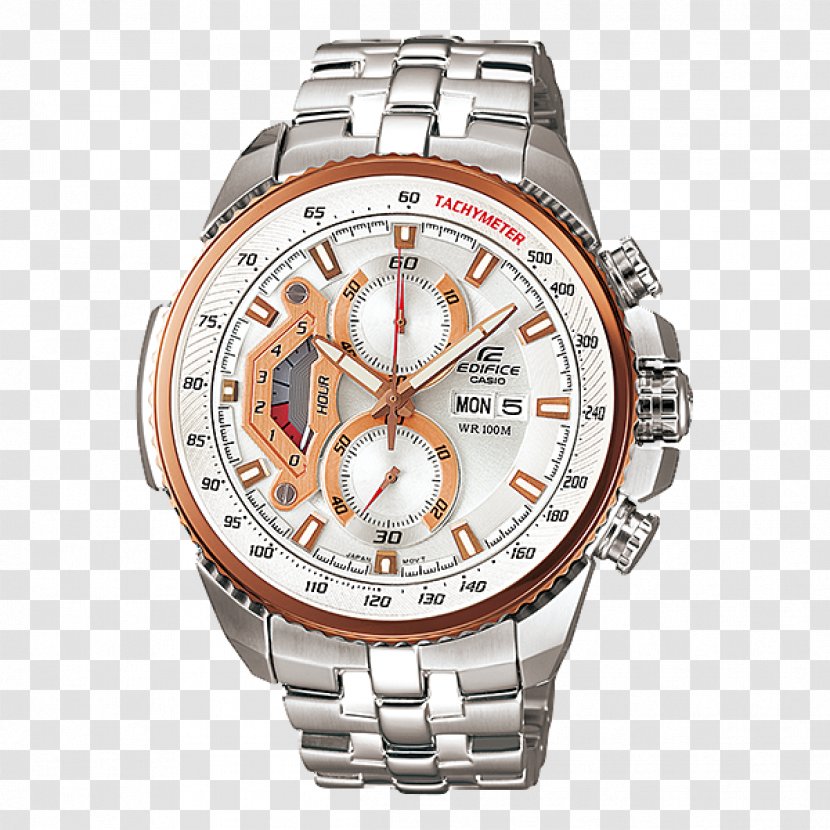 Watch Casio Edifice Chronograph Tachymeter - Steel - Watches Transparent PNG