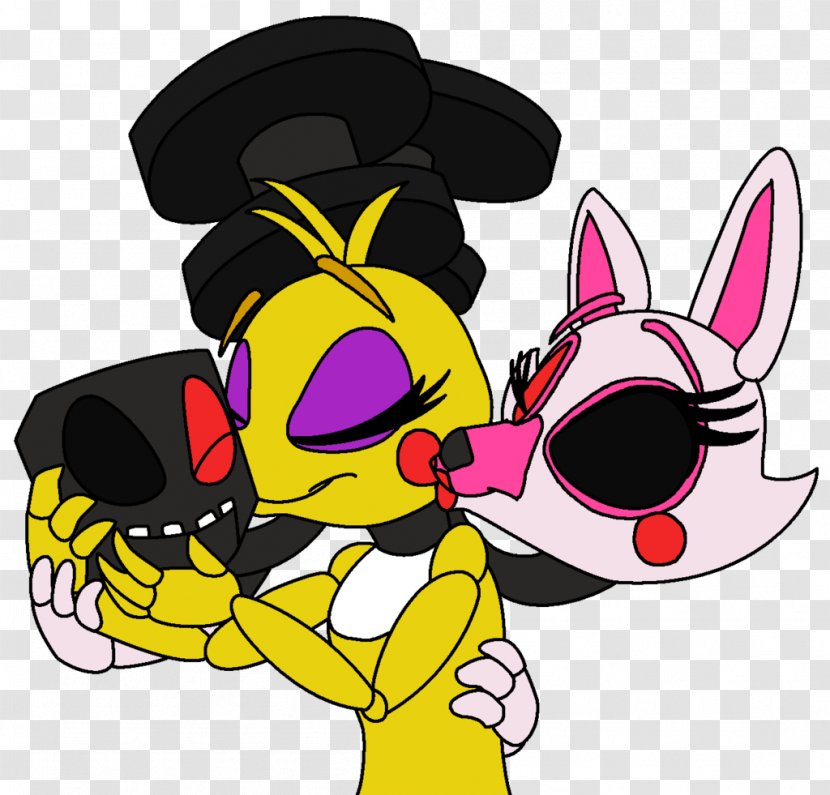 Five Nights At Freddy's 2 Kiss Freddy's: Sister Location 3 4 - Cartoon - On The Cheek Transparent PNG