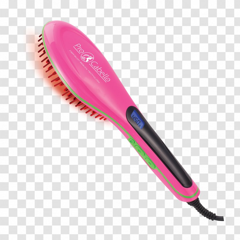 Hair Iron Comb Straightening Hairbrush Transparent PNG