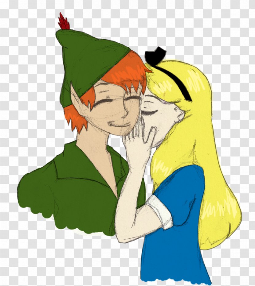 Peter Pan And Alice Fan Art - Character Transparent PNG