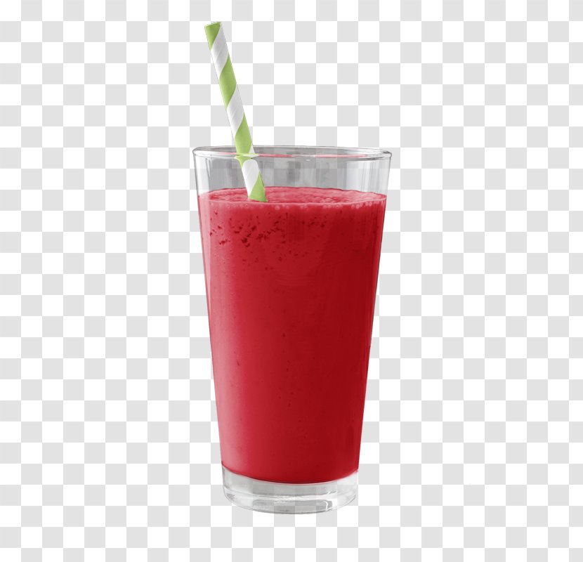 Strawberry Juice Smoothie Milkshake Health Shake Sour Cherry - Superfood Transparent PNG