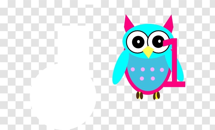 Owl Cartoon Royalty-free Clip Art - Pink Transparent PNG
