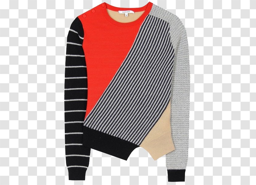 Sweater Sleeve T-shirt Clothing Belle - Once Upon A Time Season 3 - Colored Stripes Transparent PNG