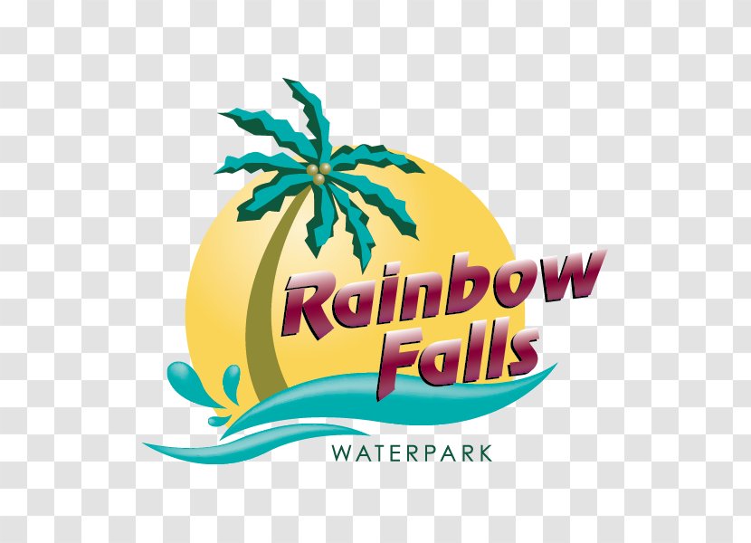 Rainbow Falls Waterpark Bloomingdale Logo Water Park Graphic Design - Brand - Double Waterfall Transparent PNG