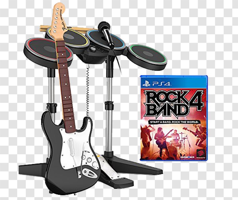 Rock Band 4 PlayStation 3 Guitar Hero - Watercolor Transparent PNG