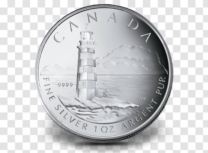 Sambro Island Light Gibraltar Point Lighthouse Coin Hook - Silver Transparent PNG