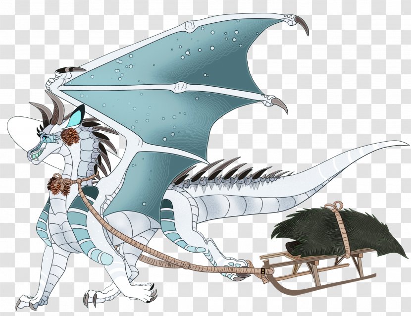 Dragon - Cartoon - Snowfall Animal Transparent PNG