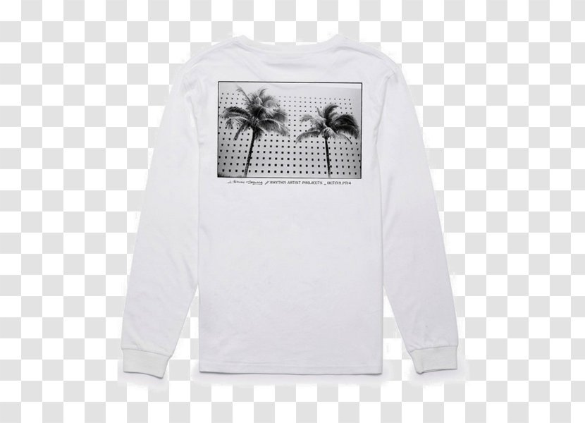 Long-sleeved T-shirt Sweater Clothing - Black And White Transparent PNG
