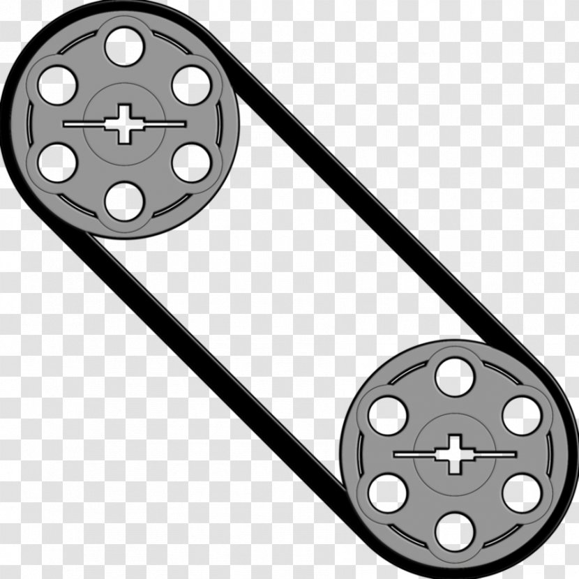 Belt Pulley Sheave Wheel - Chain Transparent PNG