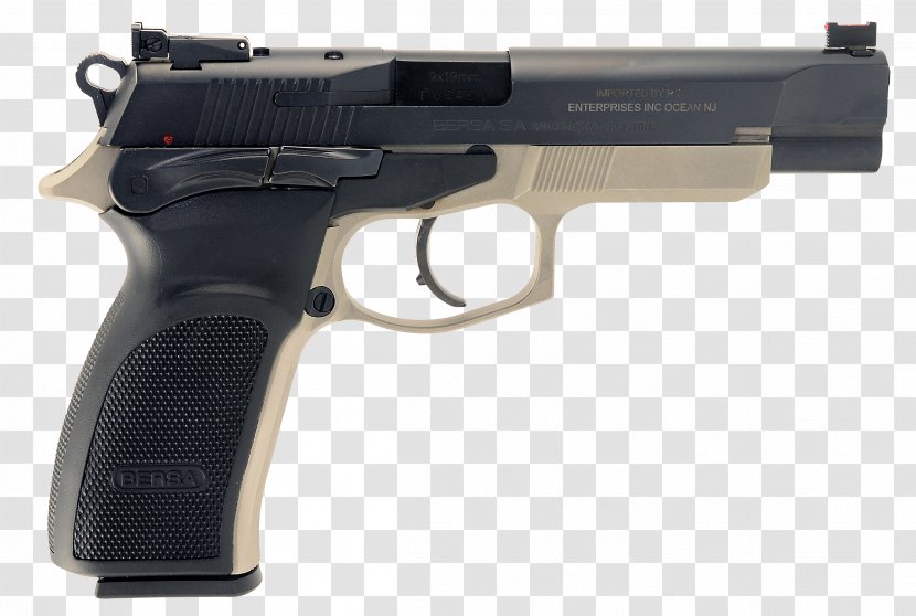 Bersa Thunder 9 380 Semi-automatic Pistol 9×19mm Parabellum - Semiautomatic Firearm - Weapon Transparent PNG